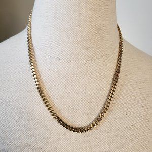 24kt Gold Filled Cuban Link 18" Necklace